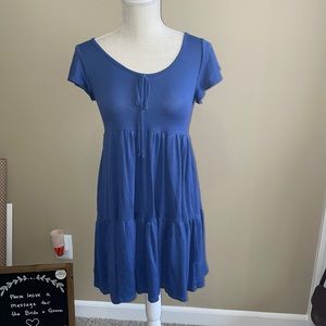 Blue babydoll dress